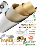 CMPC Arkası Kraft CKB Krome Karton 285 gr